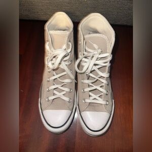 platform beige converse